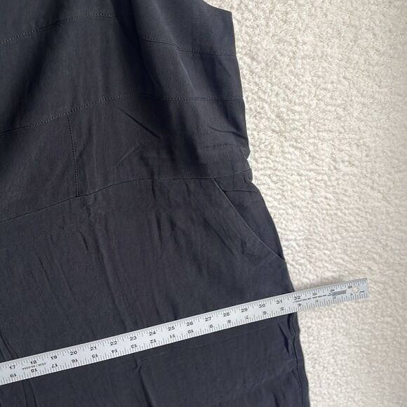 Madewell Plus Square-Neck Wide-Leg Sleeveless Jumpsuit Womens Size 28W Black - Picture 8 of 13